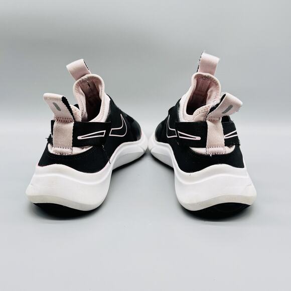 Nike Shoes Girls 7 Y Black Pink Flex Plus Slip On Low Top Athletic Sneakers - Picture 8 of 12